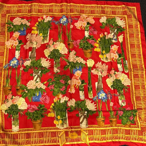 Gucci Silk Scarf - Picture 1 of 2